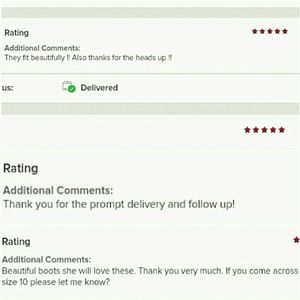 5 Star ratings from my buyers!